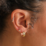 wwake diamond burst earring