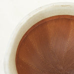 Motoshige Home Kitchen Serving Medium Mortar Bowl with Surikogi Stick White / 3.1" H X 5.7" D
