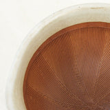 Motoshige Home Kitchen Serving Medium Mortar Bowl with Surikogi Stick White / 3.1" H X 5.7" D