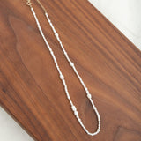WWAKE Jewelry Necklaces Pearl Collage Necklace Pearl / 14-16" Chain