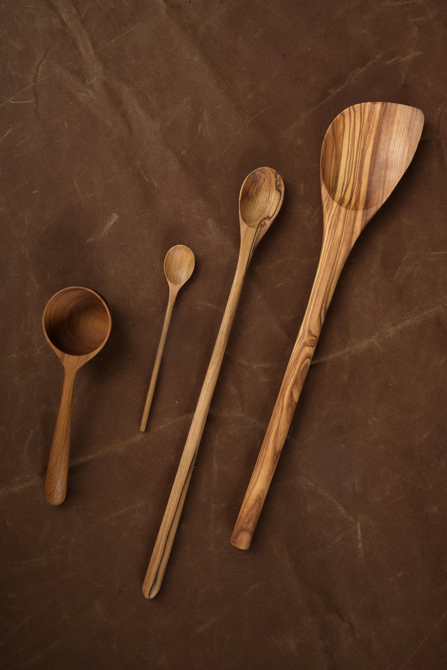 Be Home Home Kitchen Utensils Olive Wood Pointed Spoon Olive Wood / 12" L X 2.5" W