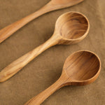 Be Home Home Kitchen Utensils 5" Teak Round Scoop