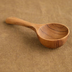 Be Home Home Kitchen Utensils 5" Teak Round Scoop
