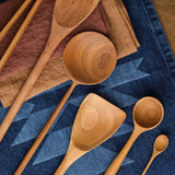 Be Home Home Kitchen Utensils 10.5" Teak Round Spoon