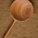 Be Home Home Kitchen Utensils 10.5" Teak Round Spoon
