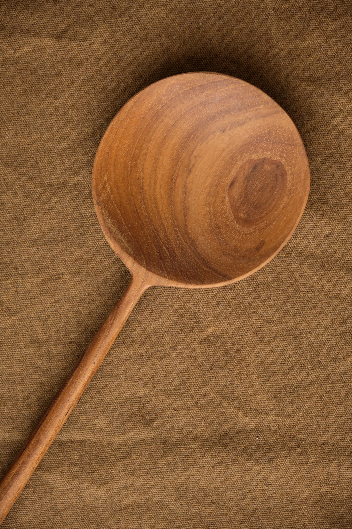 Be Home Home Kitchen Utensils 10.5" Teak Round Spoon