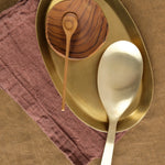 Be Home Home Kitchen Serving Teak Wavy Bowl Teak / 3" D X 1.25" H