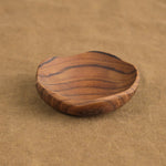 Be Home Home Kitchen Serving Teak Wavy Bowl Teak / 3" D X 1.25" H