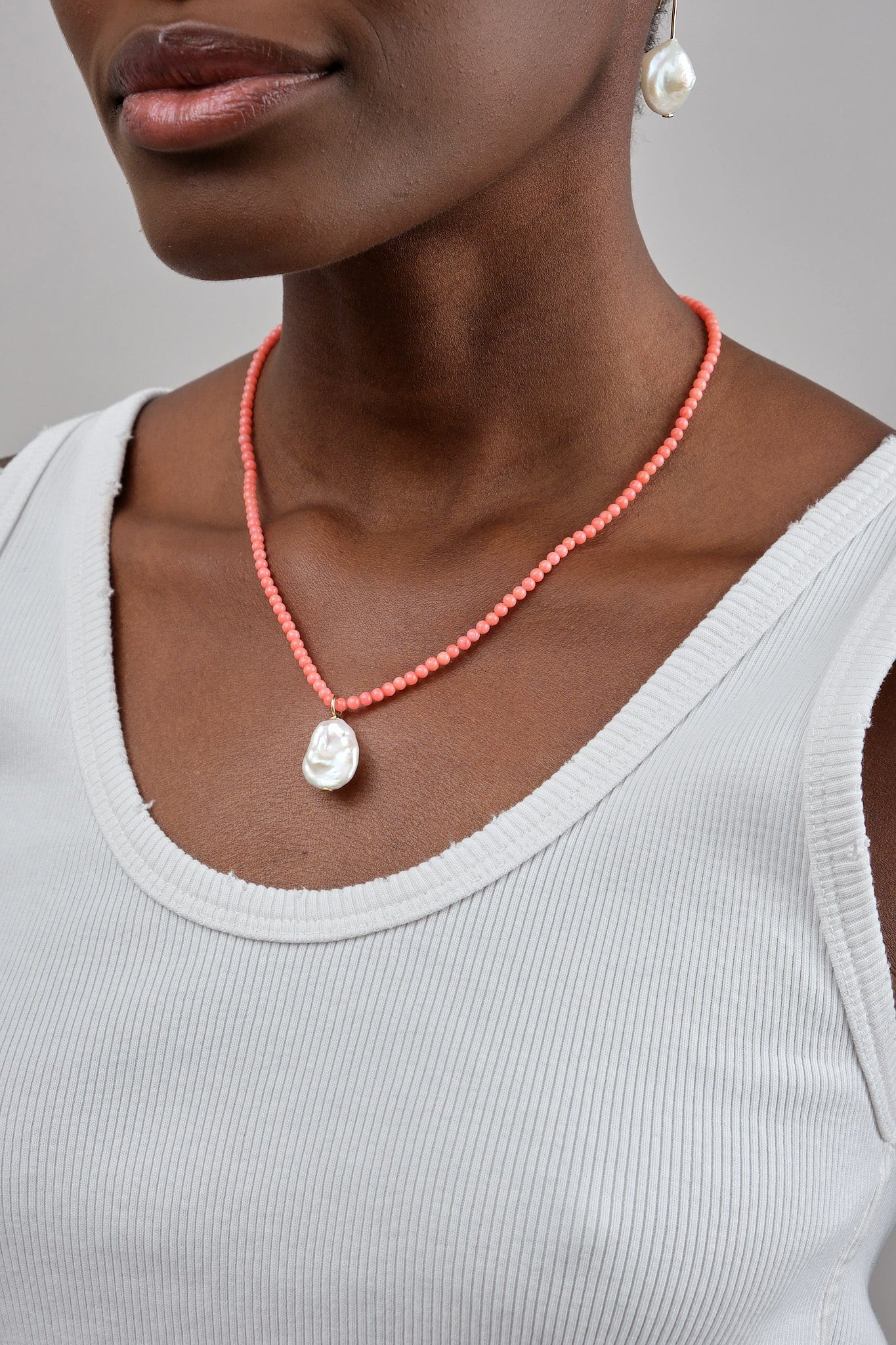 Beatrice Valenzuela Jewelry Necklaces Baroque Pearl Pendant Pearl