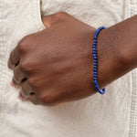 Beatrice Valenzuela Jewelry Bracelets Lapis Lazuli Bracelet Lapis Lazuli / 7" Chain