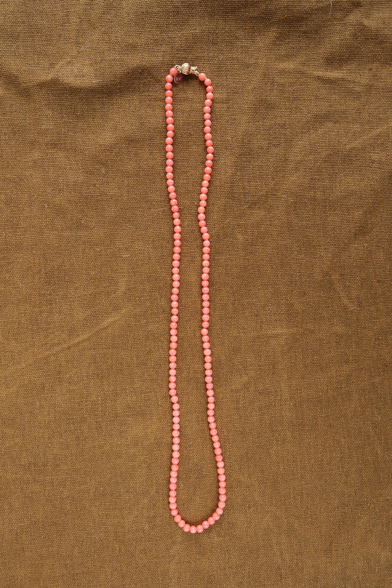 Beatrice Valenzuela Jewelry Necklaces Pink Bamboo Coral Necklace Pink Bamboo Coral / 18" Chain