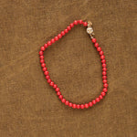 Beatrice Valenzuela Jewelry Bracelets Red Bamboo Coral Bracelet Red Bamboo Coral / 7" Chain