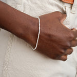 Beatrice Valenzuela Jewelry Bracelets Rice Pearl Brujeria Bracelet Pearl / 7" Chain