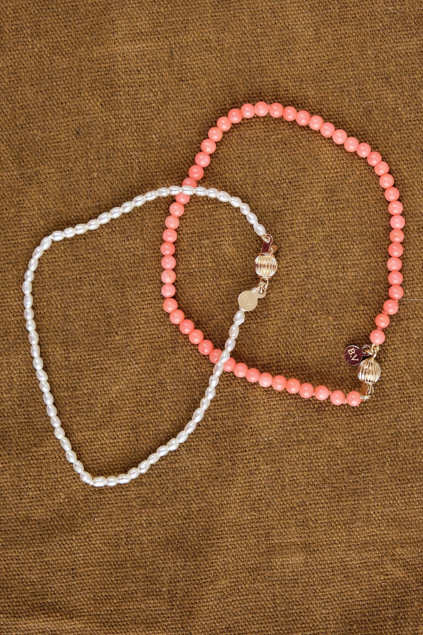 Beatrice Valenzuela Jewelry Bracelets Rice Pearl Brujeria Bracelet Pearl / 7" Chain