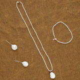 Beatrice Valenzuela Jewelry Necklaces Rice Pearl Brujeria Necklace Pearl / 16" Chain