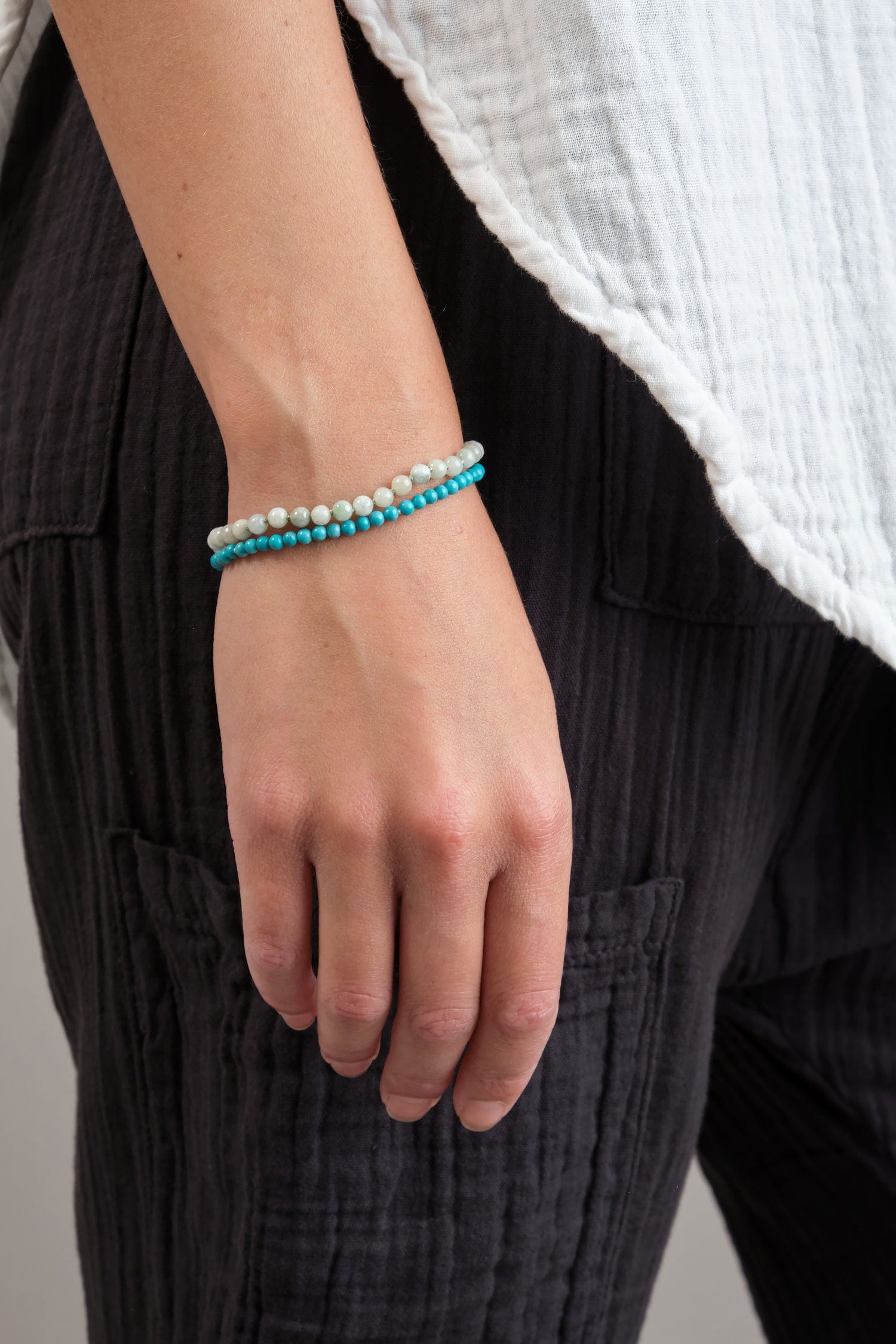 Beatrice Valenzuela Jewelry Bracelets Turquoise Bracelet Turquoise / 7" Chain