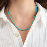 Beatrice Valenzuela Jewelry Necklaces Turquoise Necklace Turquoise / 18" Chain