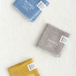 Kontex Home Bath Textiles Moku Light Washcloth in Mustard Mustard / 11" L X 11" W