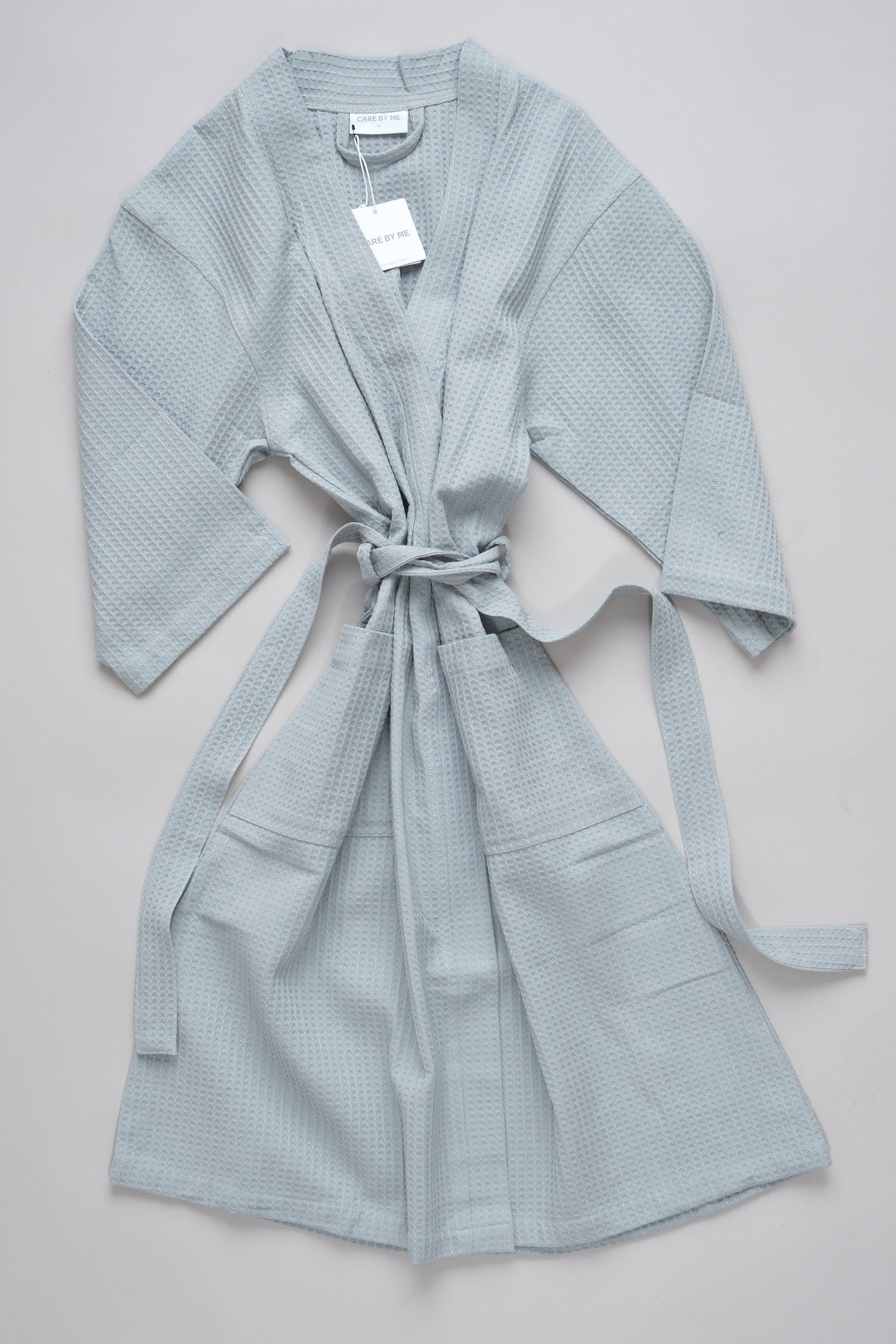 Kathrine Kimono in Light Grey flat