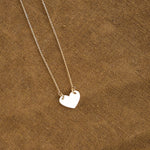 Carrie Hoffman Jewelry Necklaces Chubby Heart Necklace 14K Yellow Gold / 18" Chain