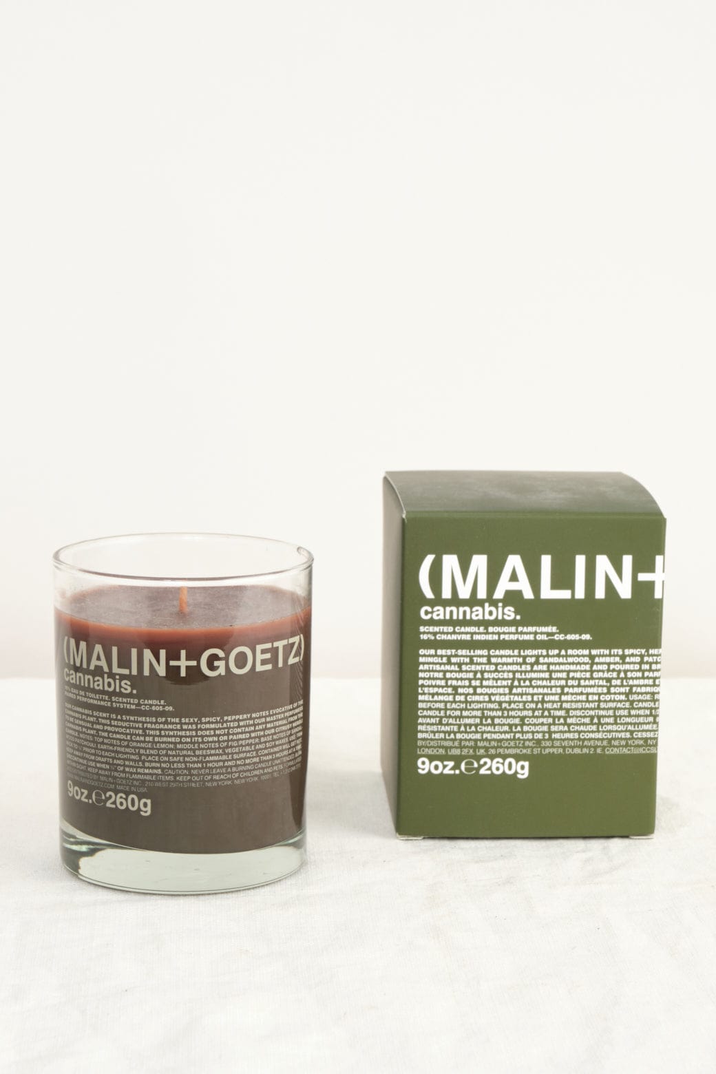 Malin and Goetz Home Candles Cannabis Candle Cannabis / 9 oz