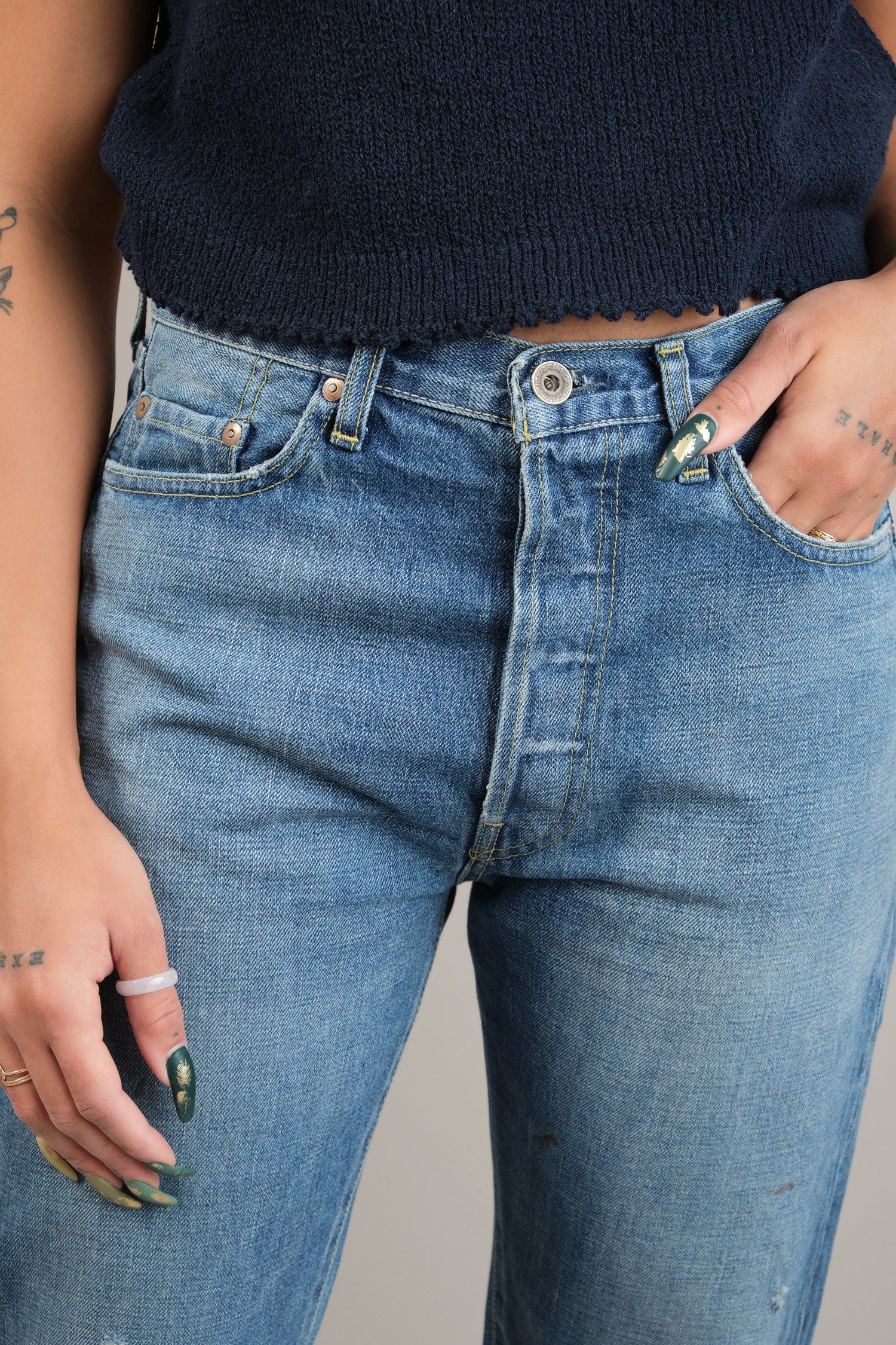 13.5 oz Selvedge Denim Straight Cut