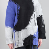 Christian Wijnants Apparel Womens Sweaters Kello Oversized Sweater Intarsia Anemone / XSmall