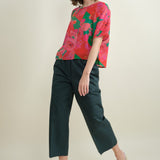 Christian Wijnants Apparel Womens Pants Priva Tapered Trouser Dark Emerald / 34