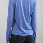 Back of Tad Long Sleeve Top in Anemome