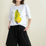 Christian Wijnants Apparel Womens Blouses Tijan Jersey T Shirt in White White Suvan Feather / XSmall