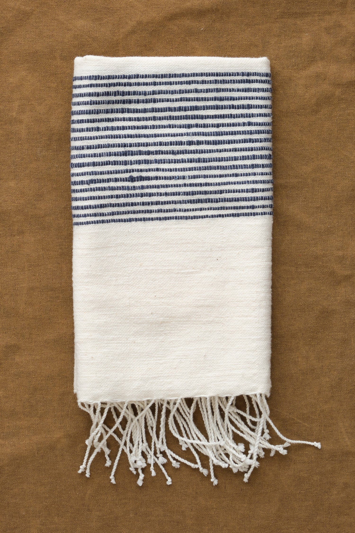 Creative Women Home Kitchen Towels Riviera Cotton Hand Towel Navy / 19" X 32"