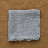 Creative Women Home Kitchen Napkins Stone Washed Linen Cocktail Napkin Oyster / 12" L X 12" W