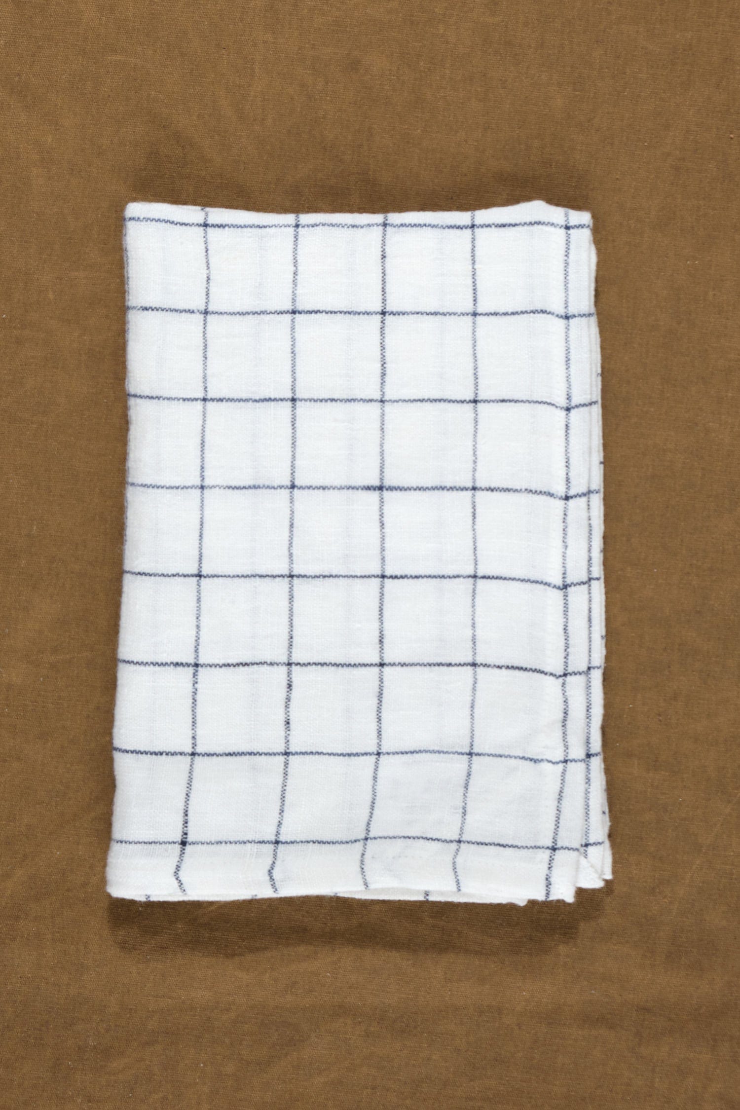 Creative Women Home Kitchen Towels Stone Washed Linen Tea Towel Windowpane / 18" X 26"