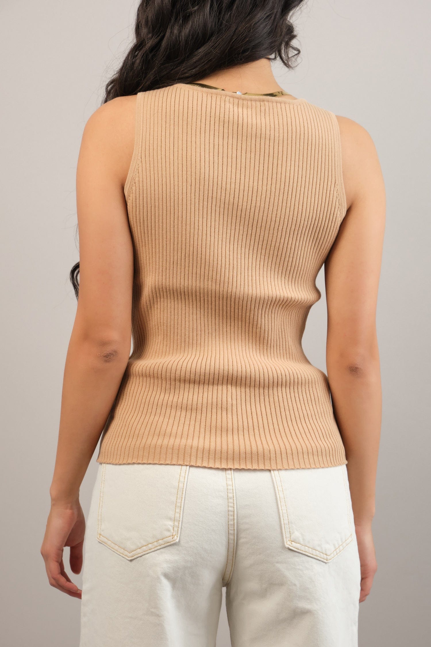 Back of Esme Top in Fawn