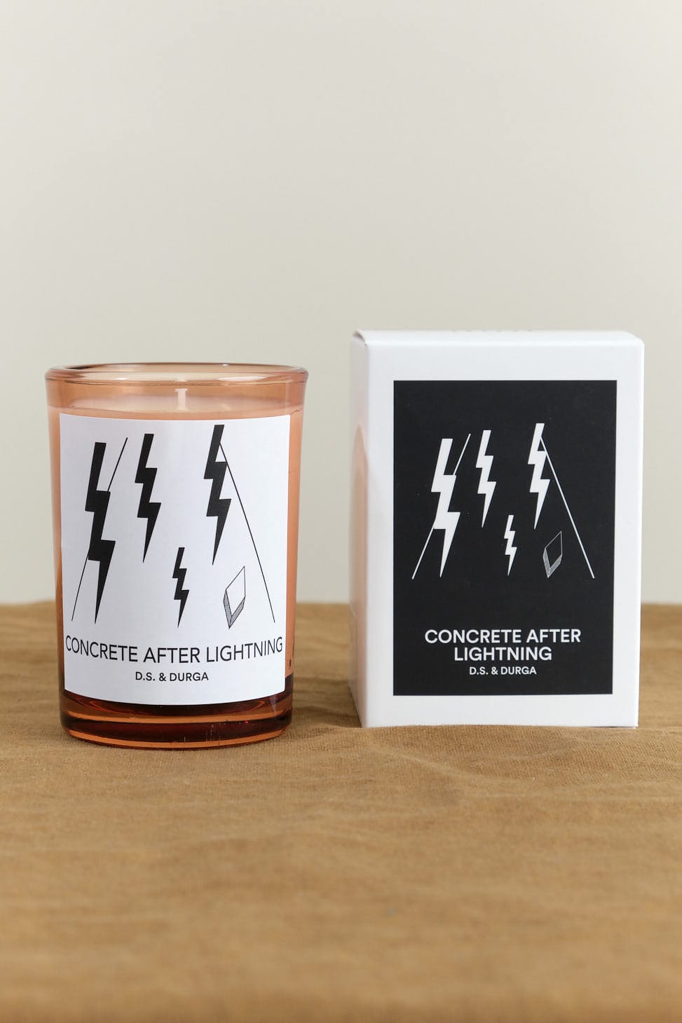 DS & DURGA Home Candles Concrete After Lightning Candle