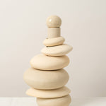 Re Jin Lee Art Sculpture Stack Sculpture Natural / 14" H
