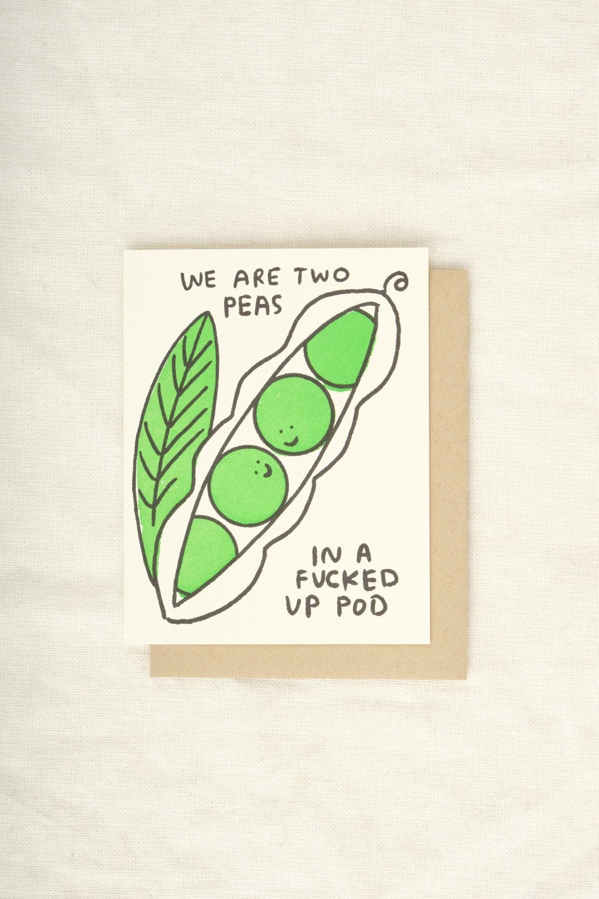 People Ive Loved Craft Stationery Two Peas Card
