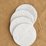 Farmhouse Pottery Home Kitchen Coasters Artisan Felt Coasters Set of 4 Stone