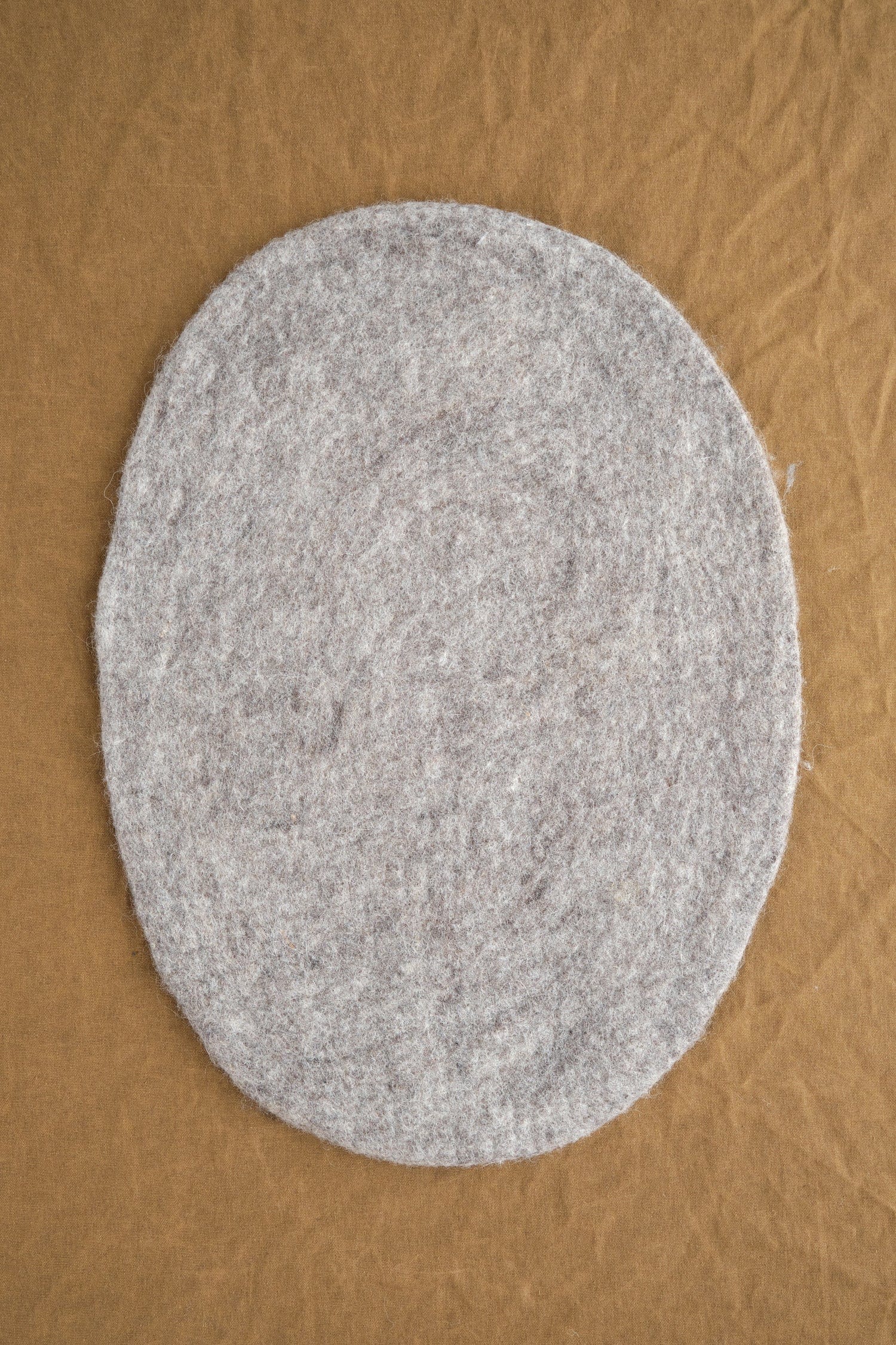 Farmhouse Pottery Home Kitchen Placemats Artisan Felt Placemats Pebble Grey