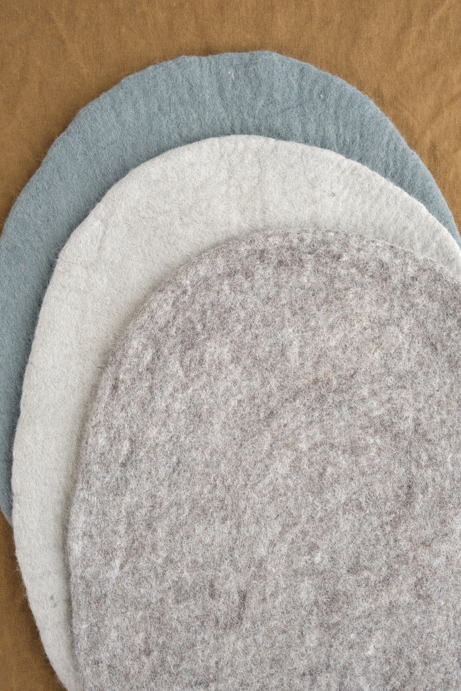 Farmhouse Pottery Home Kitchen Placemats Artisan Felt Placemats