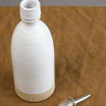 Farmhouse Pottery Home Kitchen Serving Olive Oil Bottle Stoneware / 15 fl oz