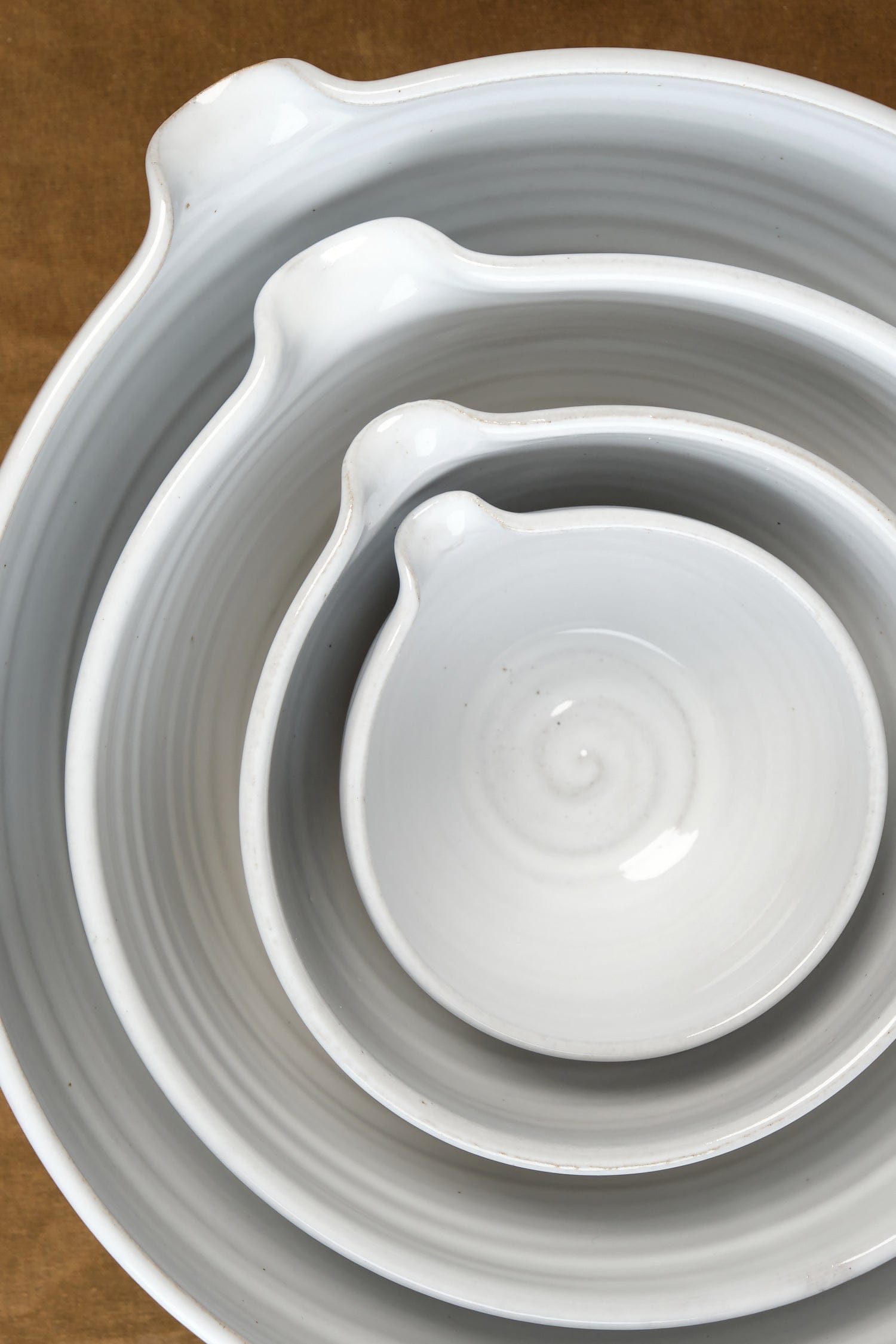 Farmhouse Pottery Home Kitchen Serving Pantry Bowl Set