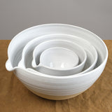 Farmhouse Pottery Home Kitchen Serving Pantry Bowl Set