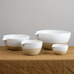 Farmhouse Pottery Home Kitchen Serving Pantry Bowl Set