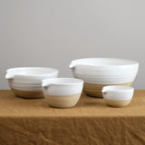 Farmhouse Pottery Home Kitchen Serving Pantry Bowl Set