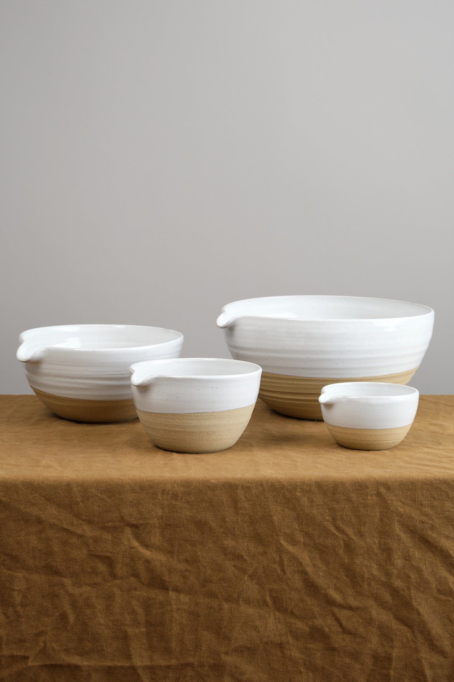 Farmhouse Pottery Home Kitchen Serving Pantry Bowl Set