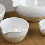 Farmhouse Pottery Home Kitchen Serving Pantry Bowl Set