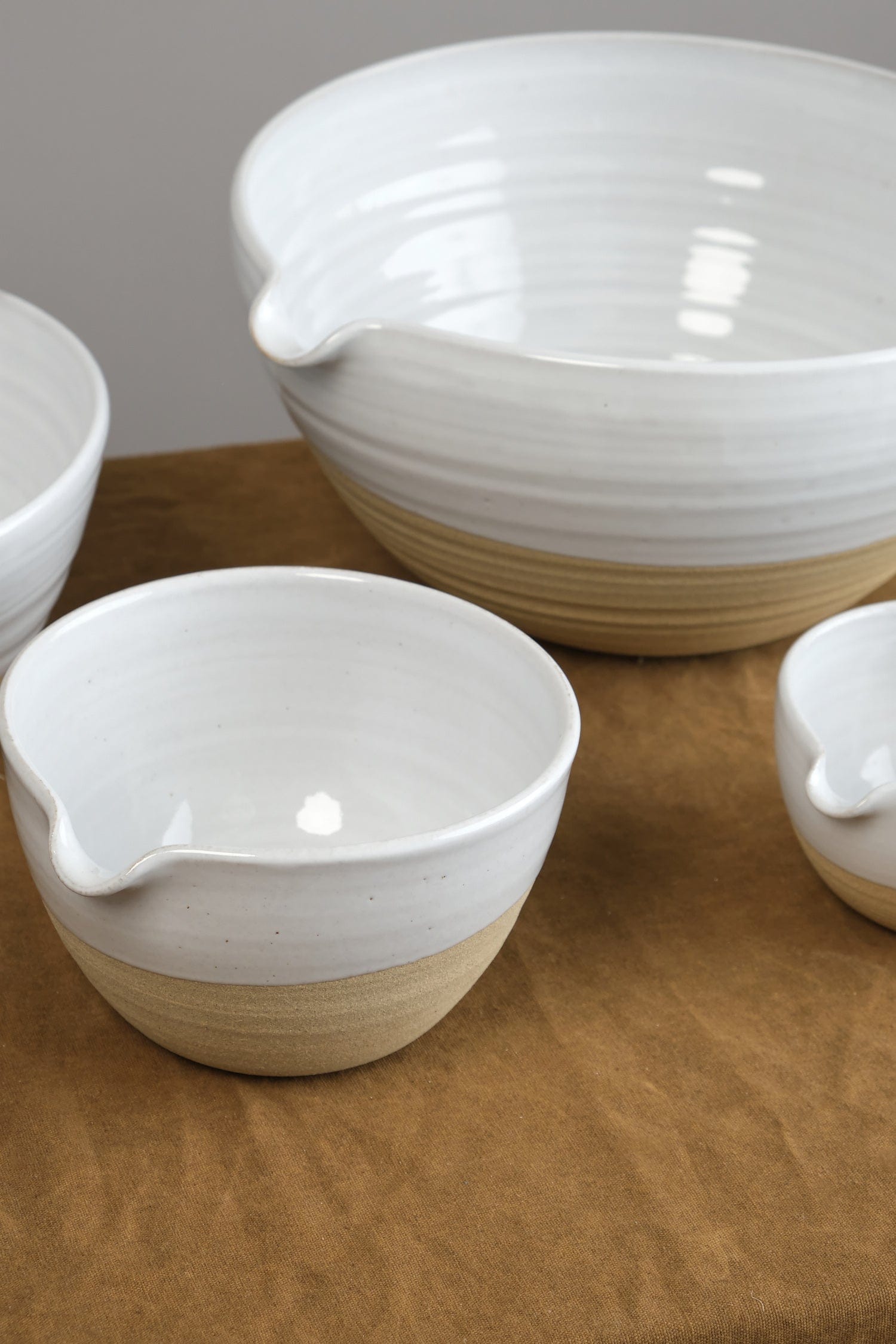 Farmhouse Pottery Home Kitchen Serving Pantry Bowl Set