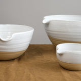 Farmhouse Pottery Home Kitchen Serving Pantry Bowl Set
