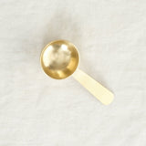 Fog Linen Work Home Kitchen Utensils Brass Coffee Measuring Spoon Brass / 4.25" L X 1.75" Dia